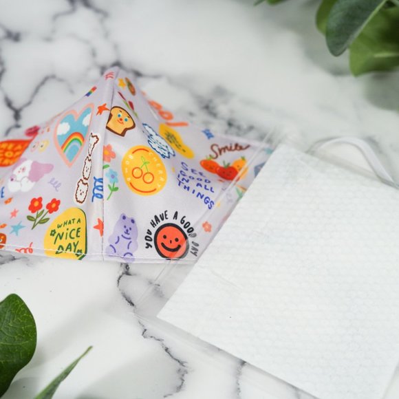 3 layers with filter pocket face mask - Picture 3 of 5